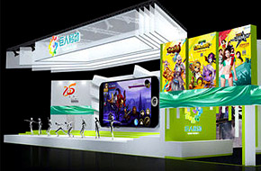 巨人网络2014 Chinajoy展台效果图曝光 手游成主角