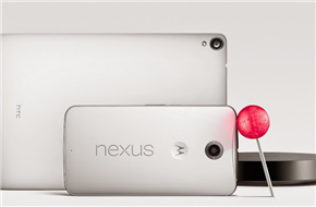 Google发布Nexus 6,Nexus 9和Nexus Player，Android 5.0代号确定为Lollipop