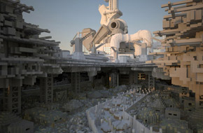 叹为观止！国外小伙耗时两年打造出《我的世界》版FF7主城