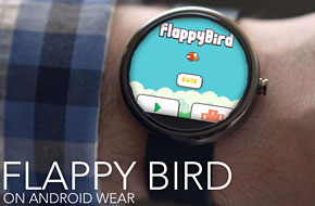 虐完手机虐手表 《Flappy Bird》登陆Android Wear智能手表平台