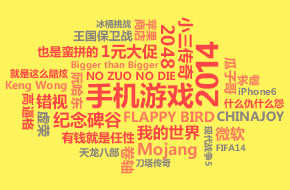 2014年网络热词趣解手游行业精彩故事