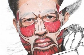 《进击的巨人》推主题面膜 苍老师上脸体验“吓坏人”