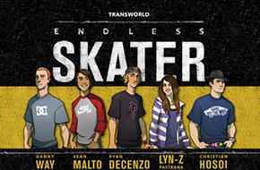 时尚炫酷滑板游戏《环球无尽滑板 TransWorld Endless Skater》火热来袭