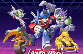 混搭新作《愤怒的小鸟：变形金刚 Angry Birds Transformers》搞怪角色造型曝光