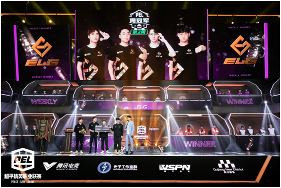 《和平精英》PEL职业联赛S3赛季：本周冠军ELG，YQL爆冷垫底！